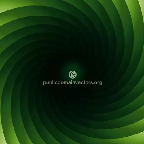 Green swirling background vector