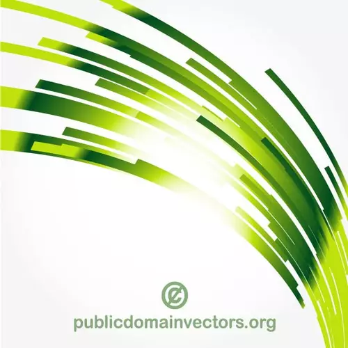 Bright green lines vector