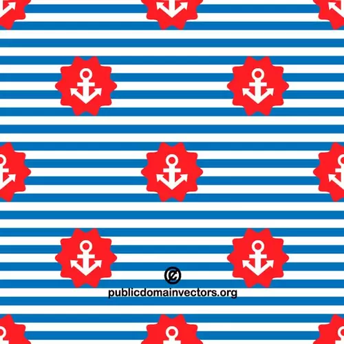 Seamless pattern with anchors