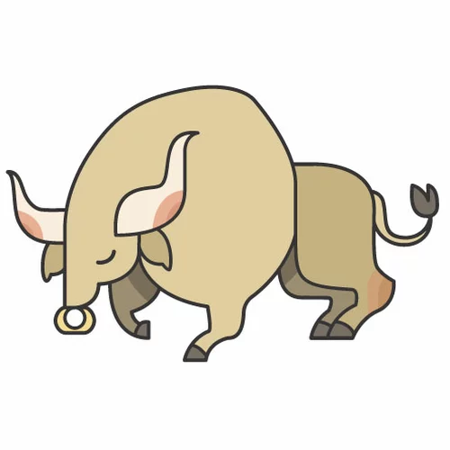 Bull cartoon graphics