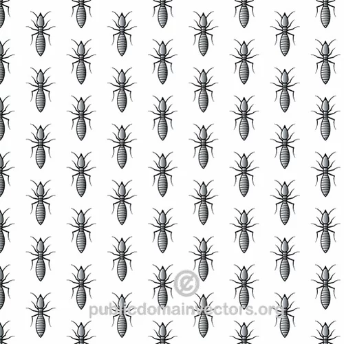 Ants seamless pattern