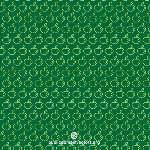 Apple pattern background