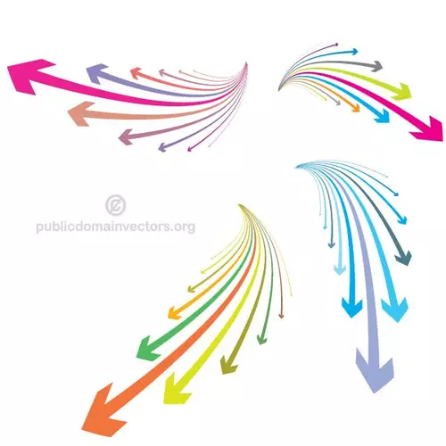 Colorful arrows pack