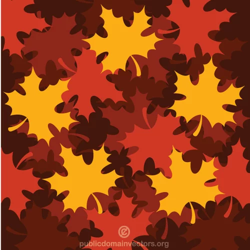 Autumn leaves vector background