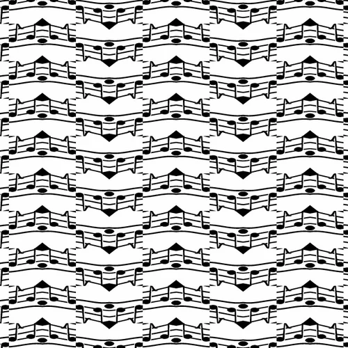 Musical notes pattern