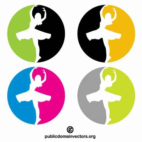 Ballet school logotype concept