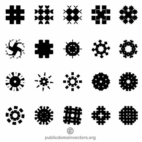 Basic vector shapes pack 6