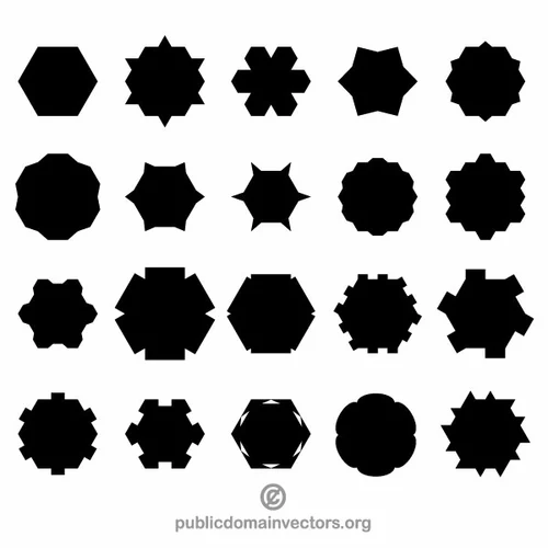 Basic vector shapes pack 7