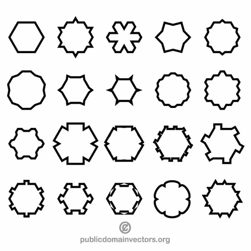 Basic vector shapes 8