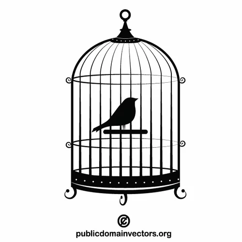 Bird in a cage