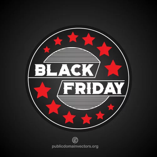 Black Friday vector background