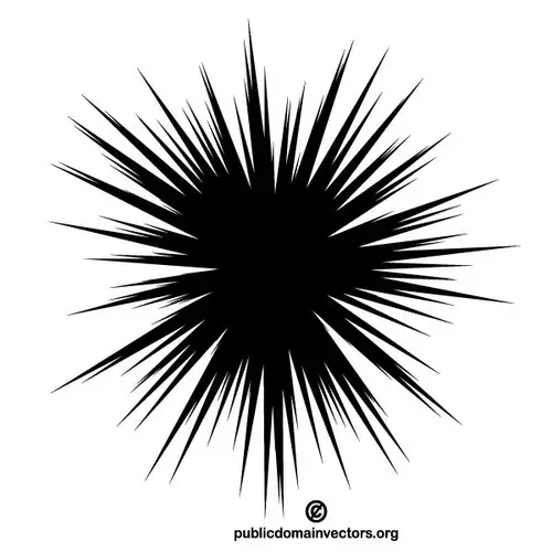 Explosion vector clip art