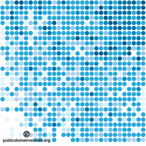 Blue dots pattern design