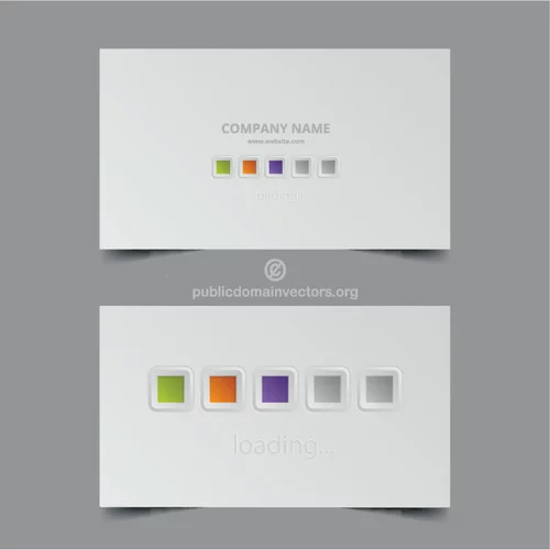 Business cards vector layout 10