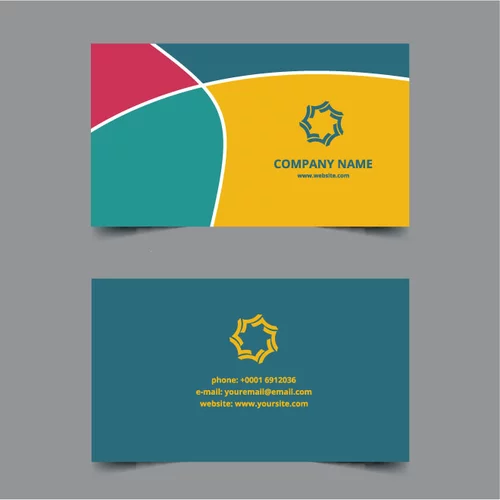 Business card 4 colors