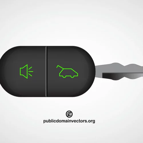 Car key vector art