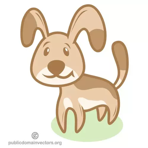 Dog cartoon style drawing