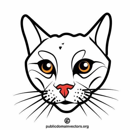 Vector graphics of a cat