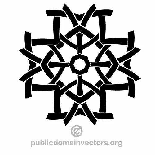 Celtic cross vector clip art