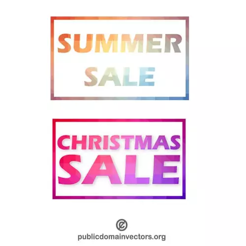 Christmas sale banner