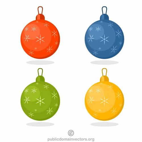 Decorative balls for Christmas tree