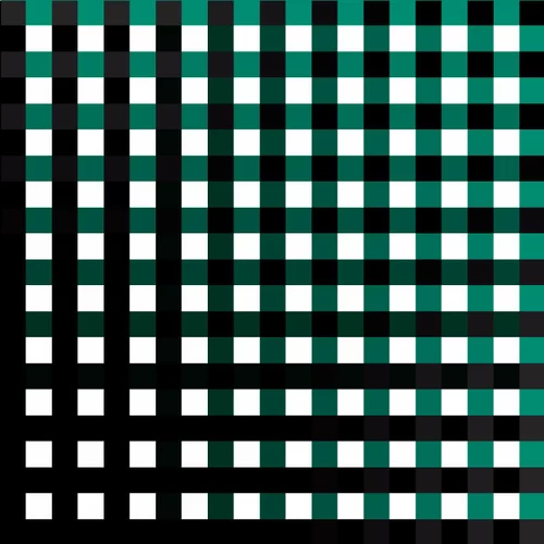 Colored grid pattern