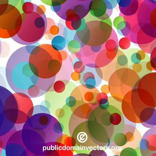 Bright colorful circles