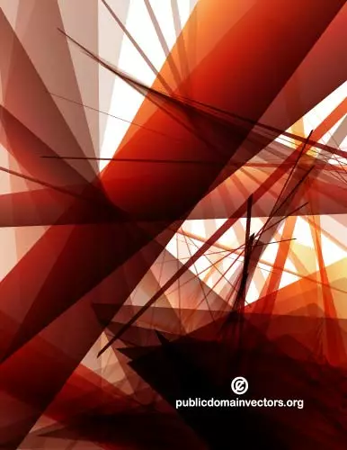 Random abstract shapes vector