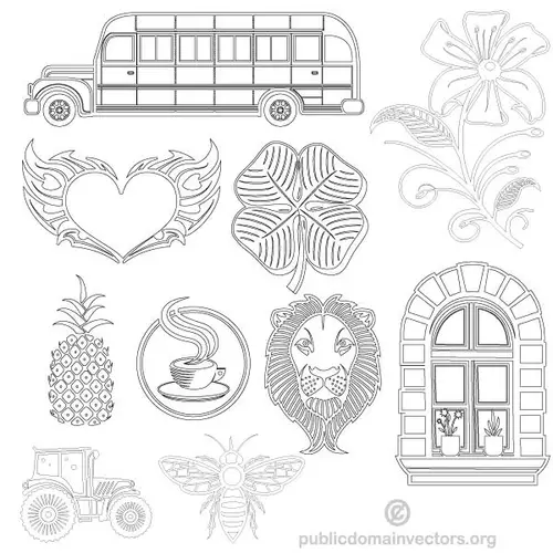 Coloring book designs