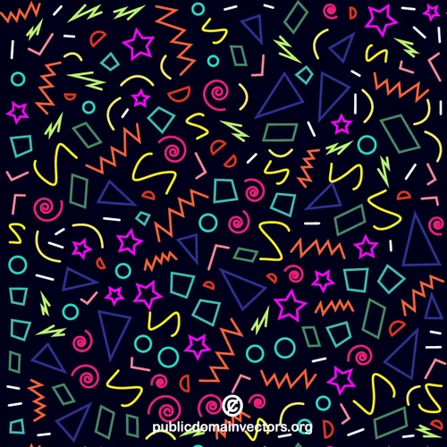 Colorful confetti vector background