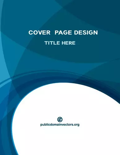 Cover page template