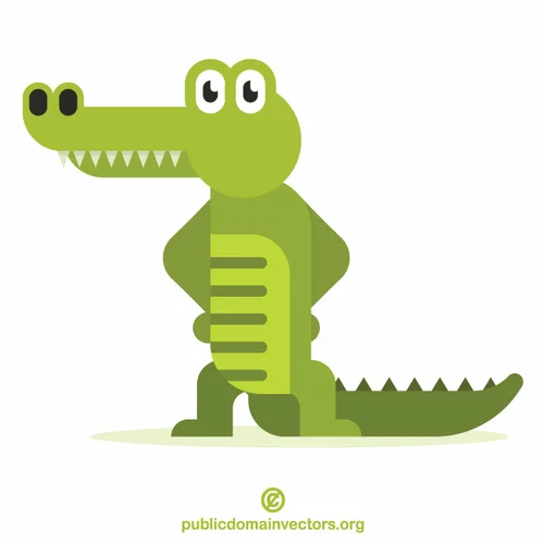 Crocodile cartoon clip art