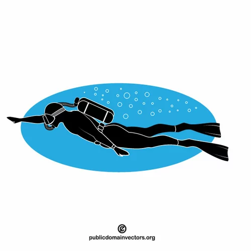 Scuba diver clip art