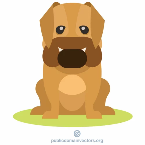 Dog cartoon clip art