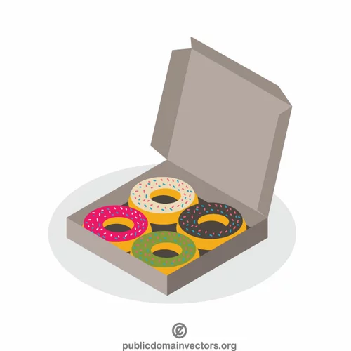 Donuts in a box