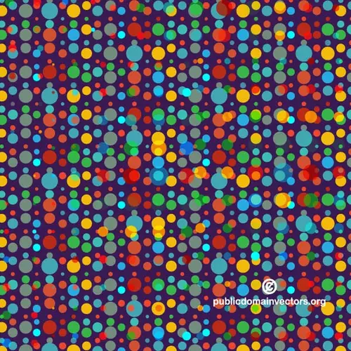 Seamless pattern colored dots