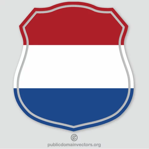 Dutch flag crest