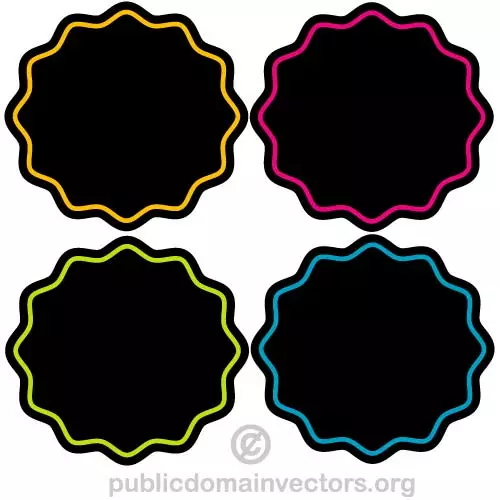 Blank vector decals