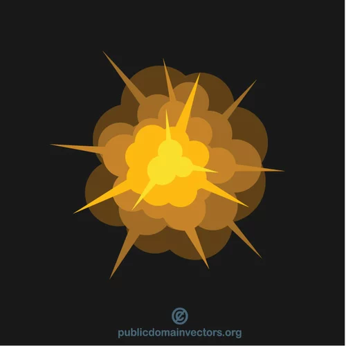 Explosion vector graphics