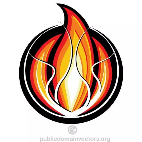 Fire logo vector graphics