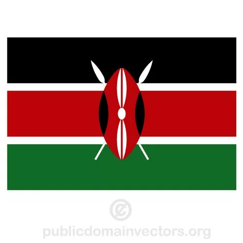 Republic of Kenya flag