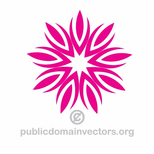 Vector flower shape