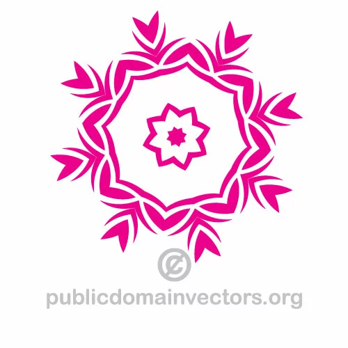 Vector flower image