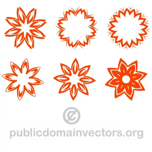 Flowers vector pack