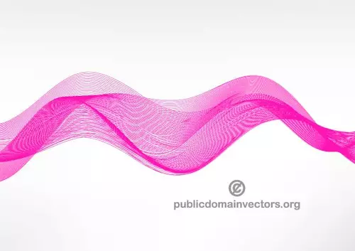 Pink wavy lines