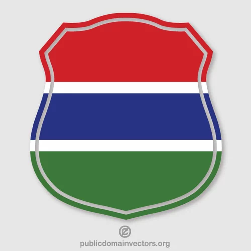 Gambian flag coat of arms