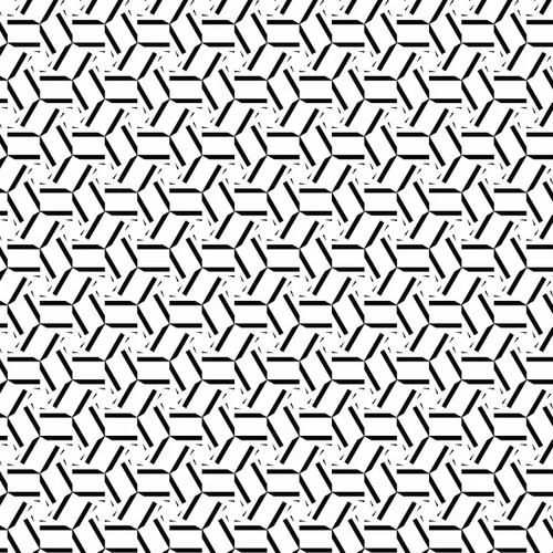 Repetitive abstract pattern