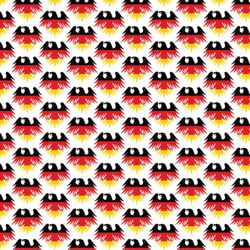 German crest seamless pattern