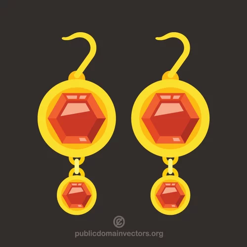 Golden earrings