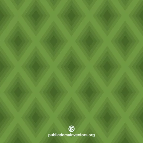 Green rhomboid pattern